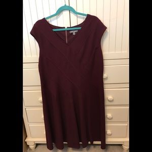 Rob & Ali Plum A-Line Dress